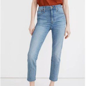 Madewell - The Perfect Vintage Crop Jean (Clymer Wash), Size 32